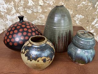 Four Pieces of Studio Pottery