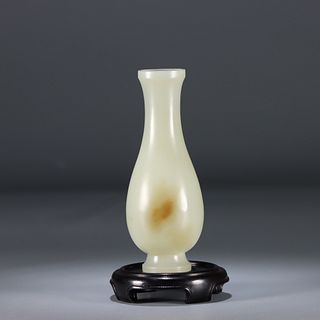 Carved Jade Guanyin-Form Vase