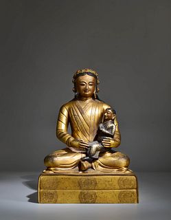Gilt-Bronze Figure Of Wencheng Princess