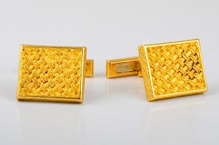 Tiffany & Co. Gold Cufflinks