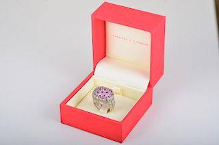 Carrera Pink Sapphire Ruby Ring