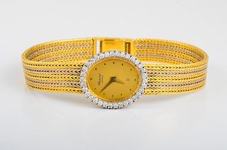 Chopard Lady's Diamond Gold Watch