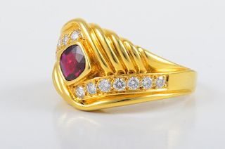 VCA Ruby Diamond Ring