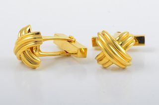 Tiffany Gold Cufflinks