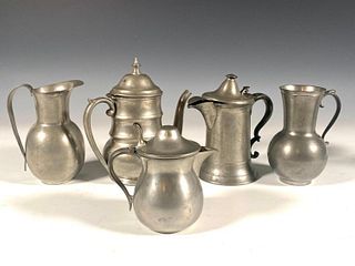 Assorted Pewter Grouping