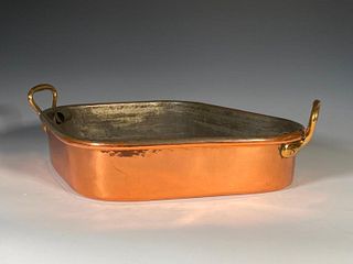 Antique Copper Turbot Kettle