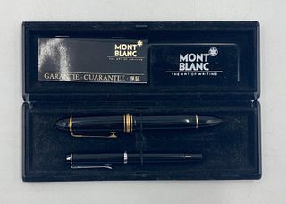 Two Fountain Pens, Montblanc and Pelikan