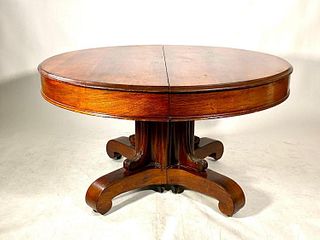 American Victorian Rosewood Center Table, 19thc.
