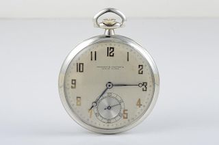 Art Deco Platinum Vacheron & Constantin Pocket Watch