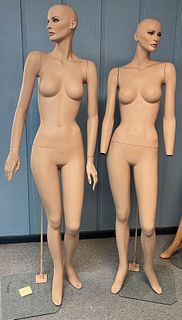 Two Vintage Mannequins