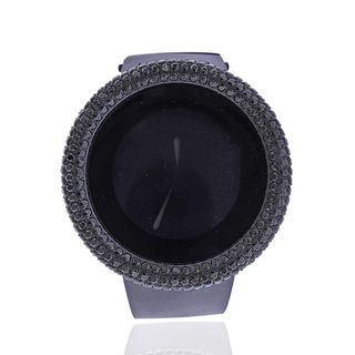 Gucci Digital Black Diamond Watch 114-2