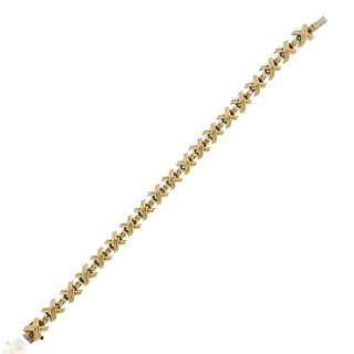 Tiffany & Co 18k Gold Classic X Bracelet