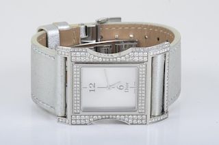 Christian Dior Lady's Stainless Diamond Watch