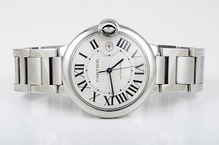 Cartier Stainless Oversize Ballon Bleu Man's Watch