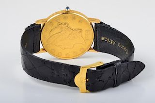 Corum Gold Coin Man's Mechenical Watch