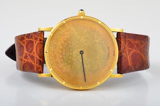 Corum Gold Coin Man's Mechenical Watch