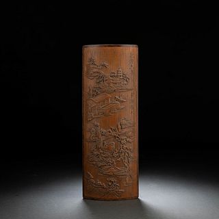Carved Bamboo Arm Rest
