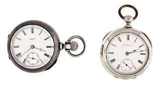 A lot of two Fredonia pocket watches including serial #192