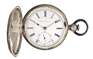An 18 size Waltham Civil War era pocket watch
