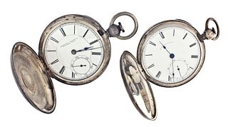 A lot of two early keywound Waltham pocket watches