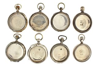 A lot of twelve 18 size pocket watch cases