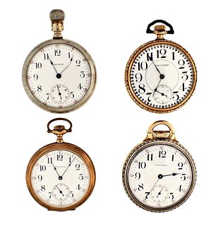 A lot of eight Waltham pocket watches