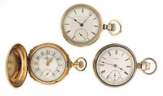 A lot of three Waltham pocket watches