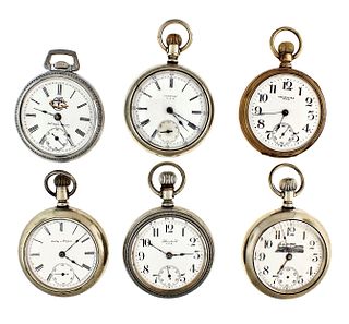 A lot of ten 18 size pocket watches