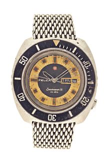 A rare Felca Seascoper III divers watch