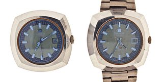 A lot of two Tissot PR-518 wrist watches