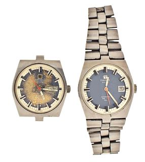 A lot of two Tissot PR- 516 wrist watches