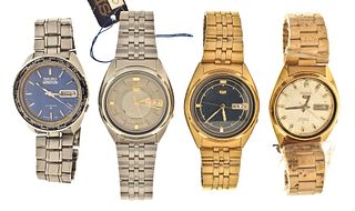 A lot of eight Seiko wrist watches
