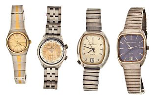 A lot of seven quartz Girard Perregaux wrist watches