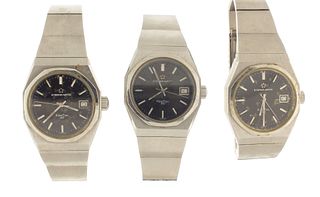 A lot of three Eterna Matic KonTiki 20 wrist watches