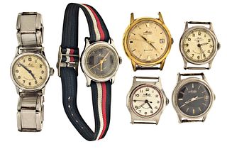 A lot of six Mido Multifort wrist watches