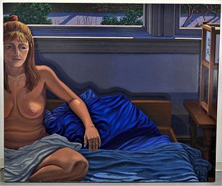 John F. Chambers Nude Figure Study Painting