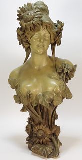 Antoine Henri Bertrand Art Nouveau Sculpture
