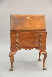 George II or III diminutive desk, late 18th - early 19th century. ht. 37 in.; wd. 24 in.; dp. 15 in.