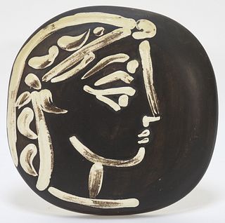 Pablo Picasso Madoura Ceramic Face Plaque