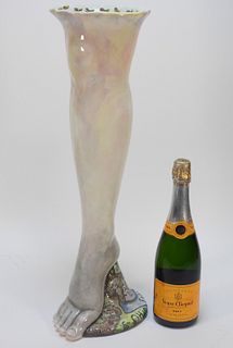 Jack Earl Figural Leg Vase