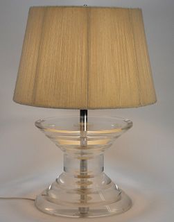 MCM Lucite Table Lamp