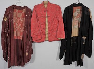 3PC Women's Chinese & Japanese Robe Jackets