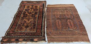 2PC Baluch Middle Eastern Handmade Rugs