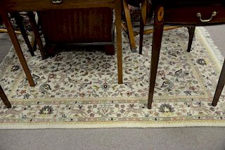 Oriental scatter rug with animals. 4' x 6'