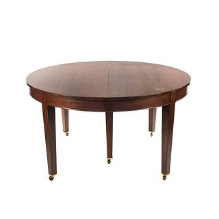 Federal Style Mahogany Extendable Dining Table