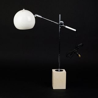 Modern Eyeball Orb Arc Desk Lamp by Robert Sonneman