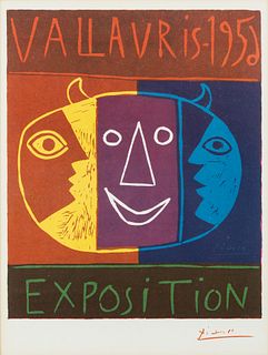 Pablo Picasso 'Vallauris 1956 Exposition' Poster