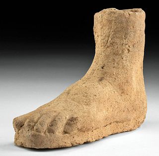Etruscan Terracotta Votive Left Foot