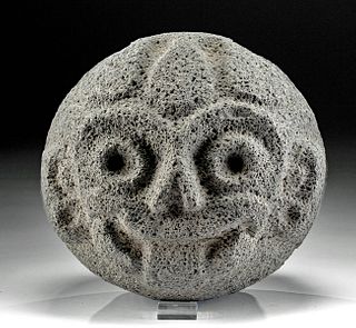 Huge Teotihuacan Stone Figural Mortar, ex Stendahl