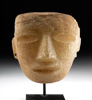 Fine Teotihuacan Tecali Anthropomorphic Maskette